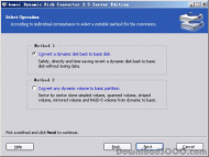 Dynamic Disk Converter Server Edition 3.5 screenshot